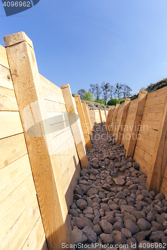 Image of trenches for combat