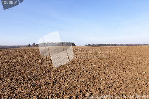 Image of plowed for sowing the land