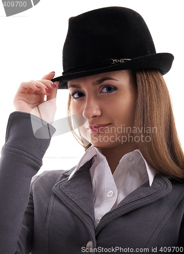 Image of girl in black hat