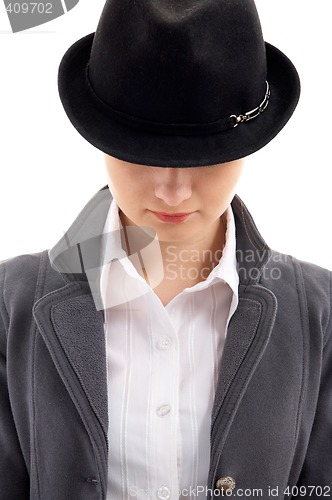 Image of girl in black hat