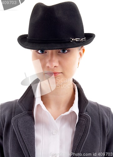 Image of girl in black hat