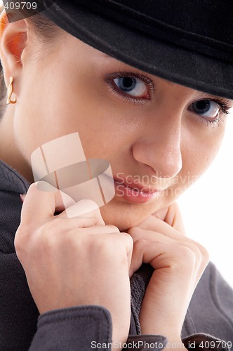 Image of girl in black hat