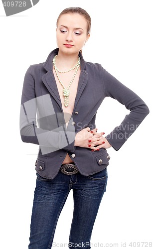 Image of portrait of pretty girl