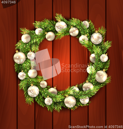 Image of Christmas Wreath with Balls