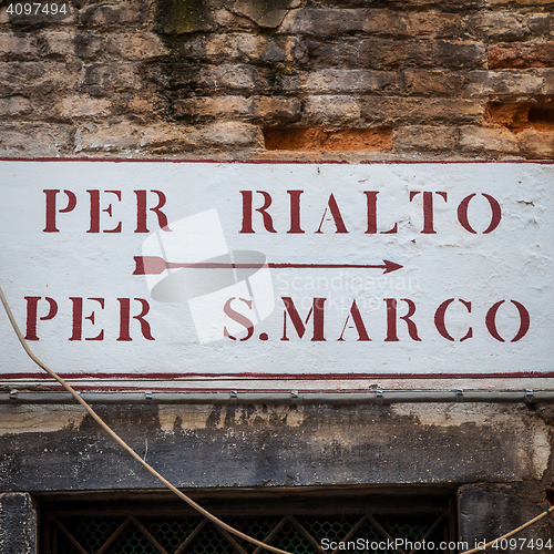 Image of Venice street sign