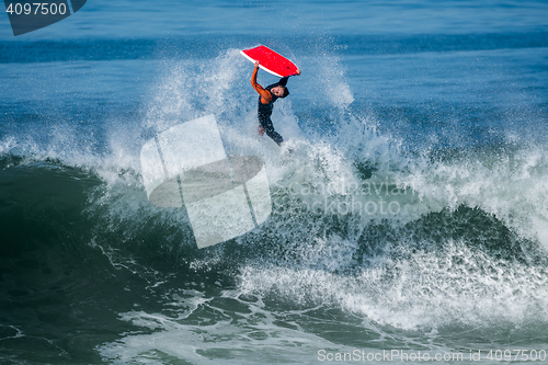 Image of Bodyboarder in action