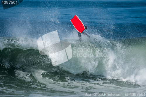 Image of Bodyboarder in action