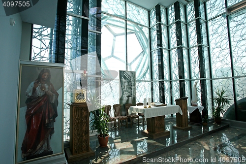 Image of Chapel in memorial house of Mother Teresa in Skopje, Macedonia