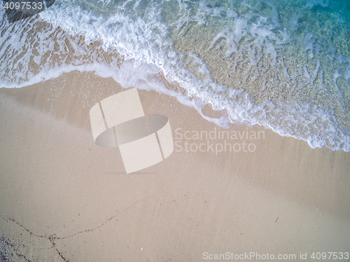 Image of View of a drone at the  Beach