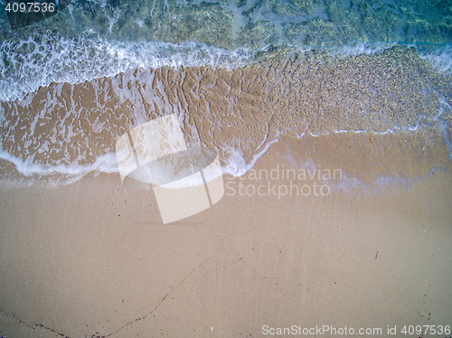 Image of View of a drone at the  Beach