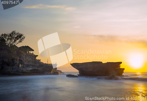 Image of The temple \"Tanah Lot\" on the island of Bali