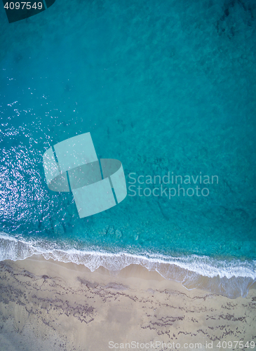 Image of View of a drone at the  Beach