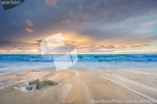 Image of Sunset at the beach 