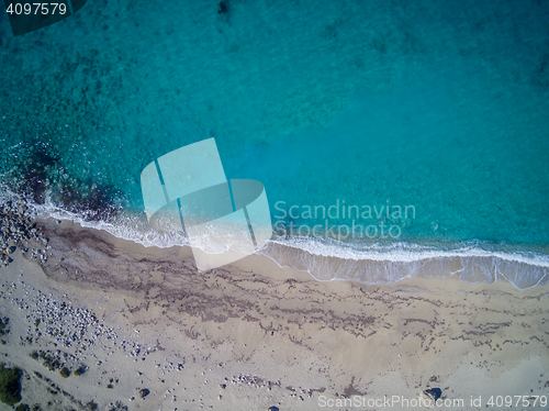 Image of View of a drone at the  Beach