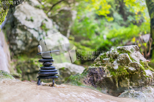 Image of Zenstones at the waterfalls