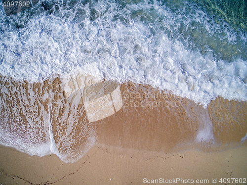 Image of View of a drone at the  Beach