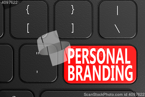 Image of Personal Branding on black keyboard