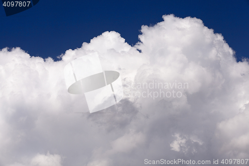 Image of clouds in the sky