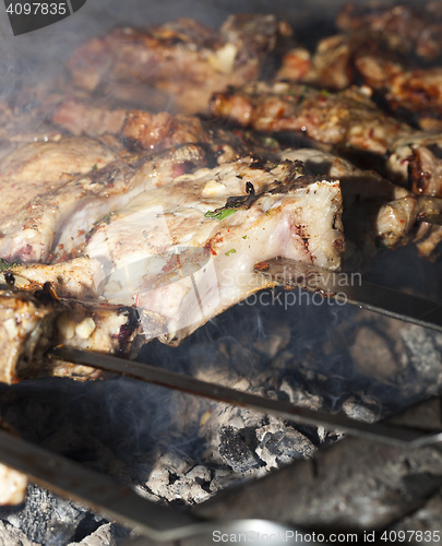 Image of skewers of pork