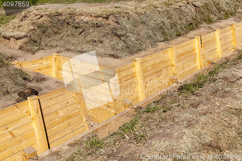 Image of trenches for combat