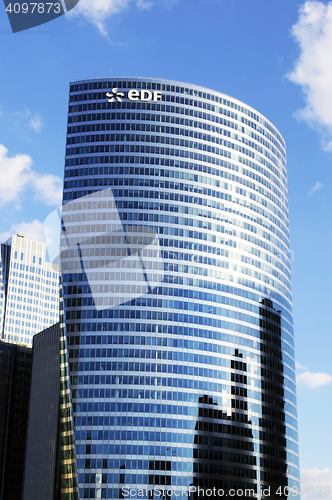 Image of EDF tower in Paris