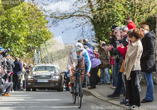 Image of The Cyclist Alexis Gougeard - Paris-Nice 2016