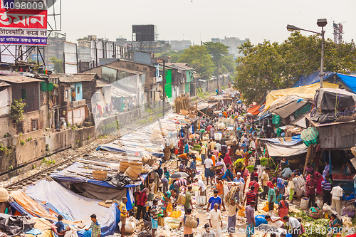 Image of Mallick Ghat Flower Market, Kolkata