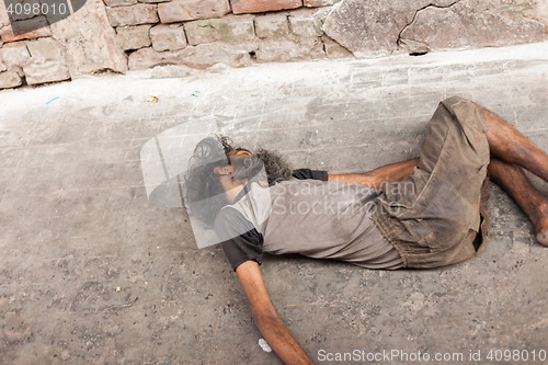 Image of Homeless man, Kolkata (Calcutta), India