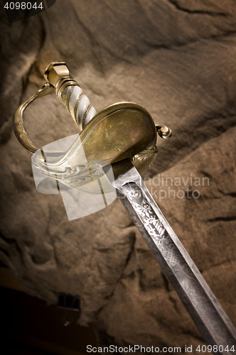 Image of Ancient sabre. A smart variant of the fighting weapon