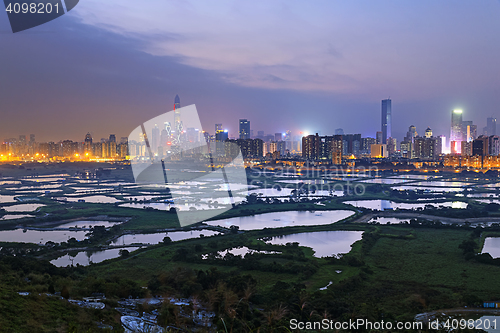 Image of Shenzhen citscape at night