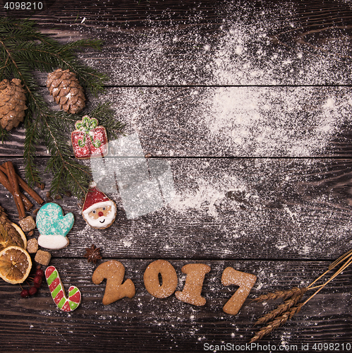 Image of Gingerbreads for new 2017 years