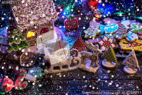 Image of Gingerbreads for new years and christmas