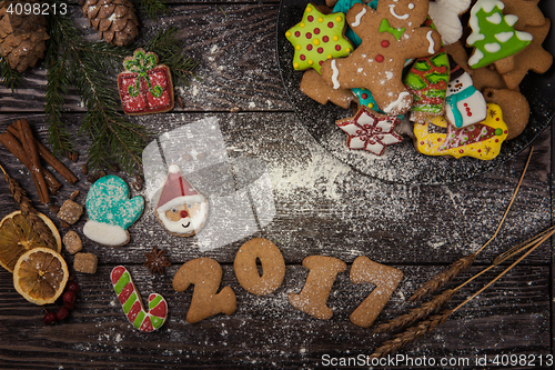 Image of Gingerbreads for new 2017 years