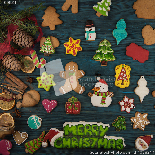 Image of Gingerbreads for new years and christmas