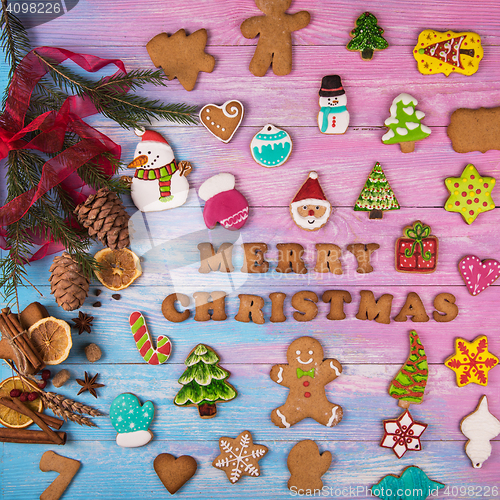 Image of Gingerbreads for new years and christmas