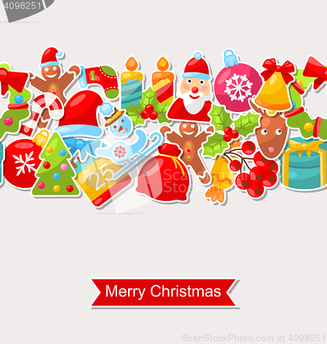 Image of Christmas Holiday Seamless Texture