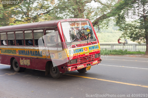 Image of Kolkata local bus