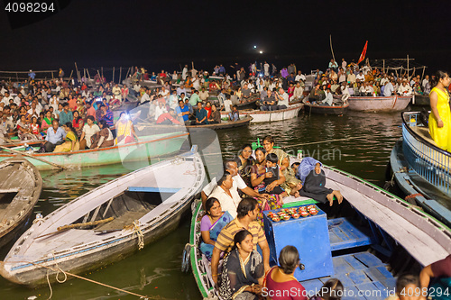 Image of Ganges Aarti ceremony, Varanasi