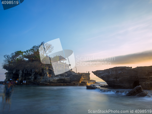 Image of The temple \"Tanah Lot\" on the island of Bali