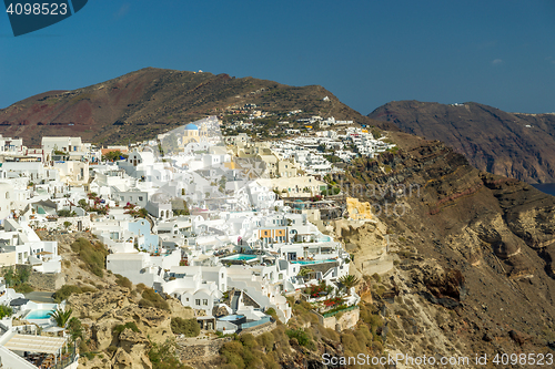 Image of Oia in Santorini island Greece