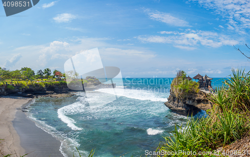 Image of The temple \"Tanah Lot\" on the island of Bali