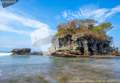 Image of The temple \"Tanah Lot\" on the island of Bali