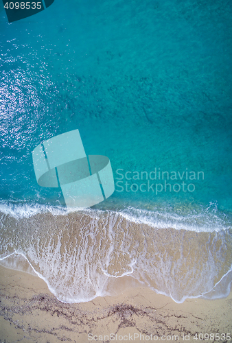 Image of View of a drone at the  Beach