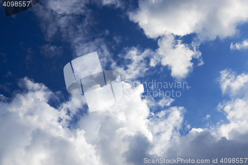 Image of clouds in the sky