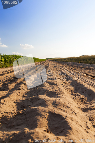 Image of Rural road in the field