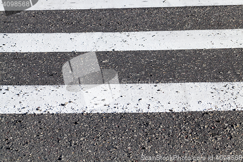Image of road markings, close-up