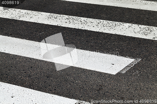 Image of road markings, close-up