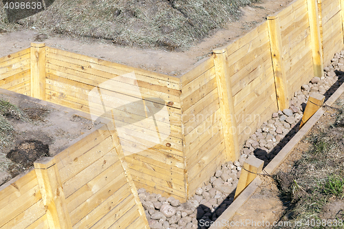 Image of trenches for combat