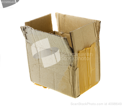 Image of cardboard box, isolated