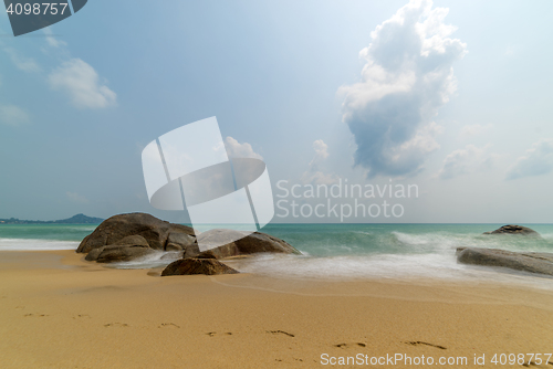 Image of The grand father and mother rock landmark of Koh samui